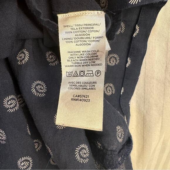 Loft Boxy Cotton Blouse Women’s Size Medium Spaghetti Strap Cami Top Nautical - Picture 6 of 6